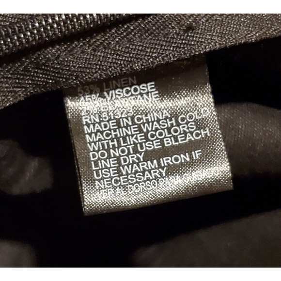 Vince Camuto Black Wide Leg Linen Jumpsuit Short Sleeve Party Work Women Size 4 - Picture 4 of 4